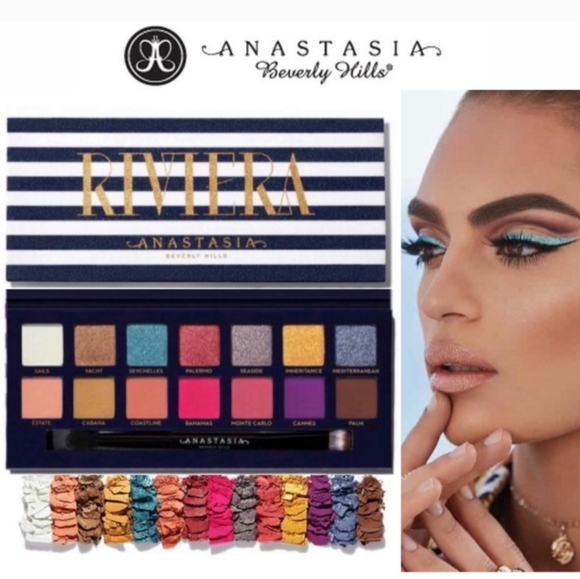 Riviera Eyeshadow Palette Anastasia Beverly Hills Discontinued NEW - Picture 10 of 14